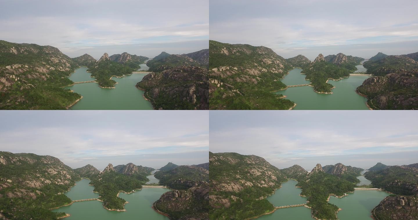 4K溫州風景大羅山天河水庫